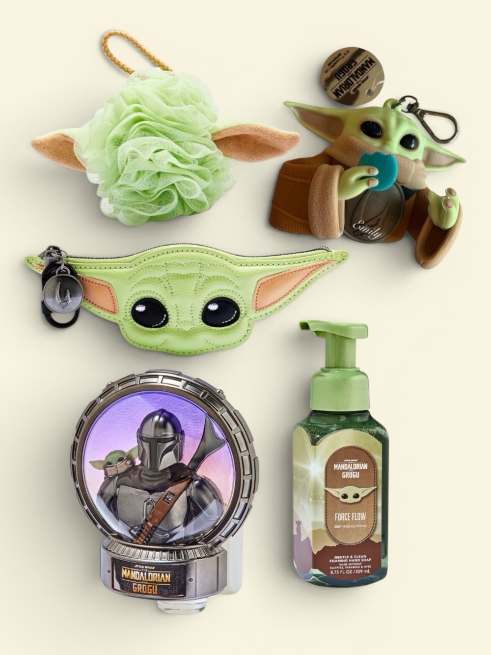 Star Wars Bath & Body Works GROGU & The Mandalorian Collection Set Bundle